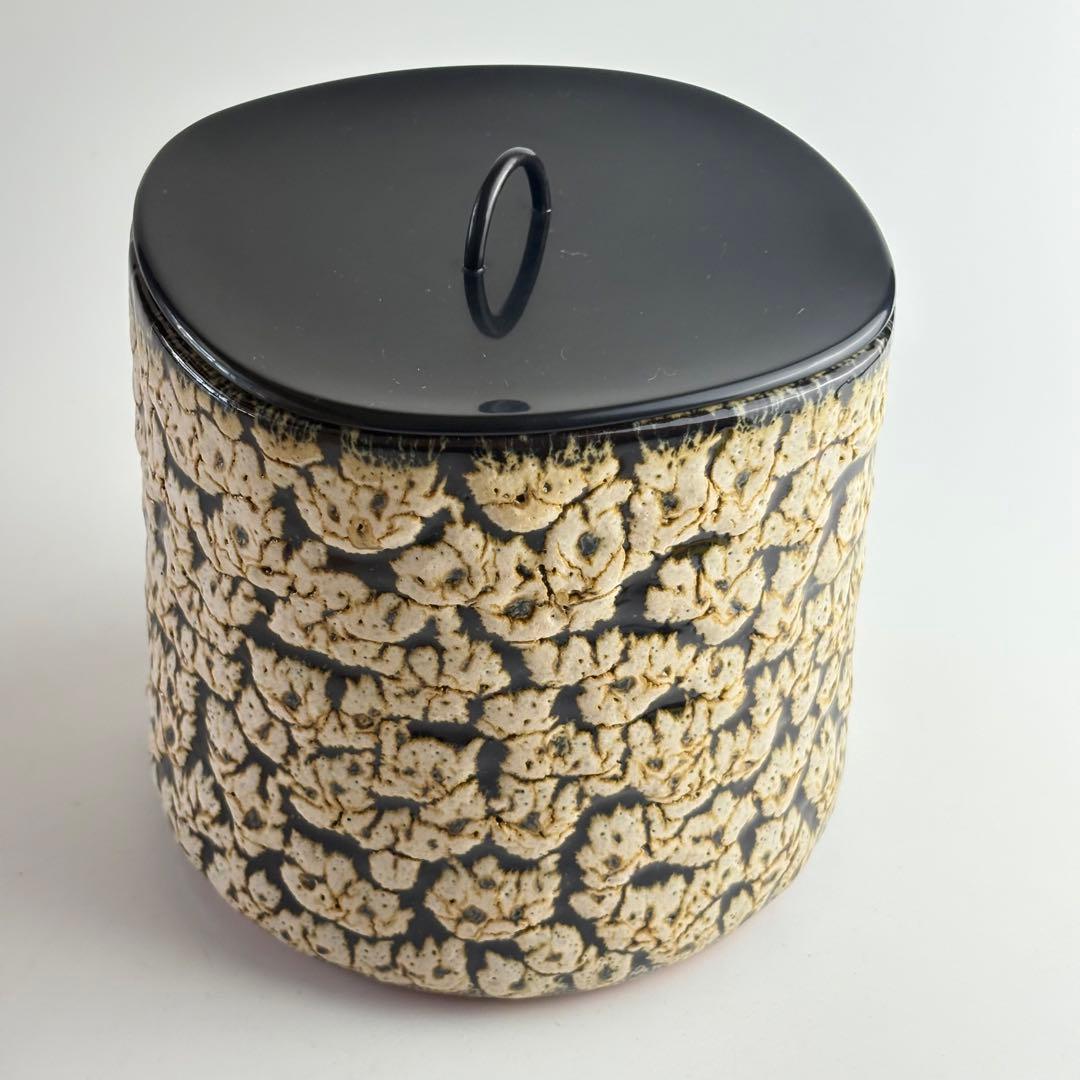 山本正年 斑文釉 水指 共箱 茶道具