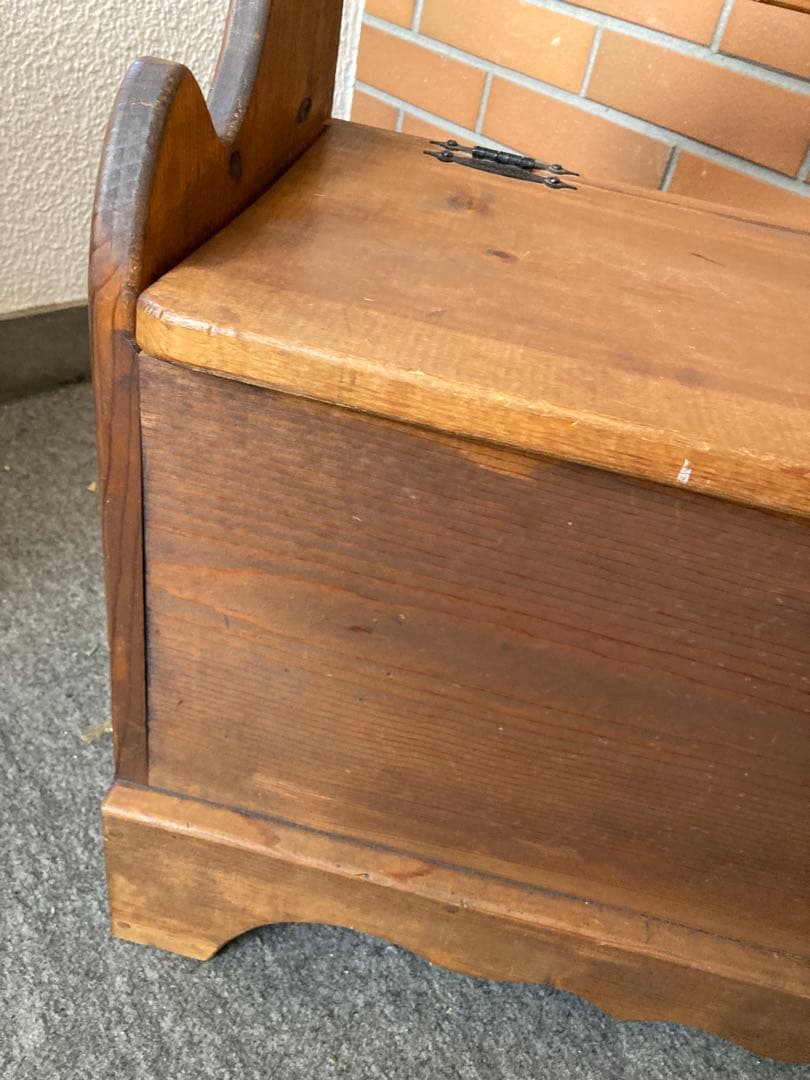 A 専用　椅子　天然木　収納家具　収納ボックス　おもちゃ箱