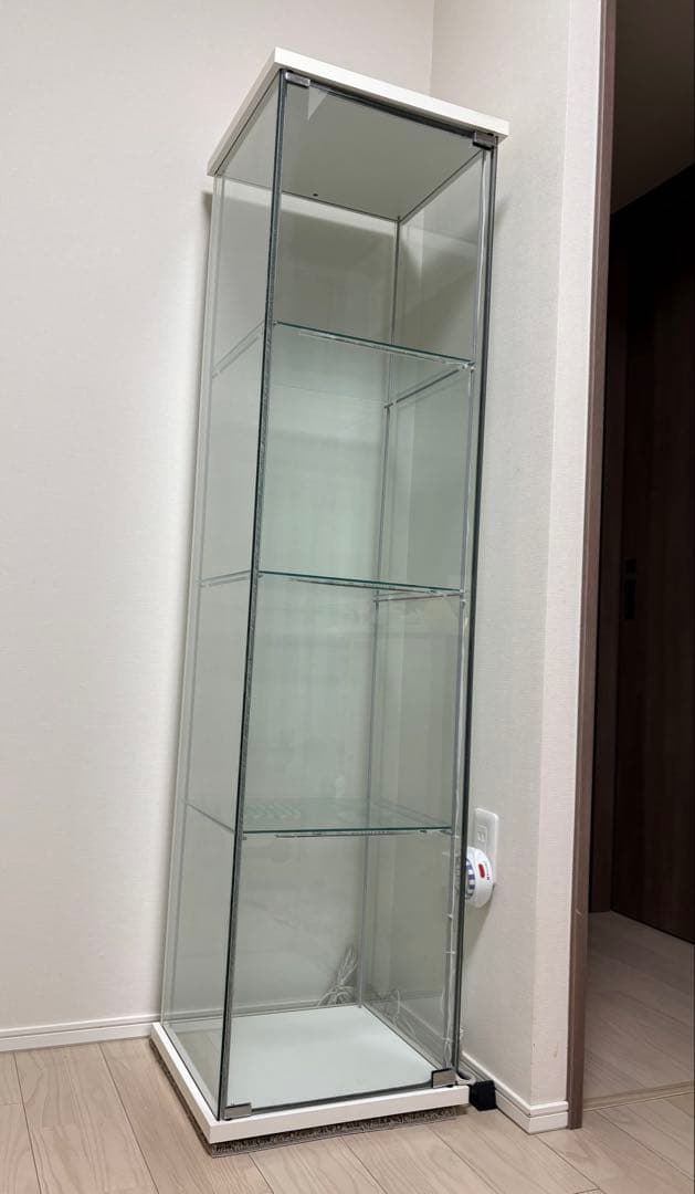 IKEA デトルフ ガラスケース LEDライト付き 【梱包・たのメル便