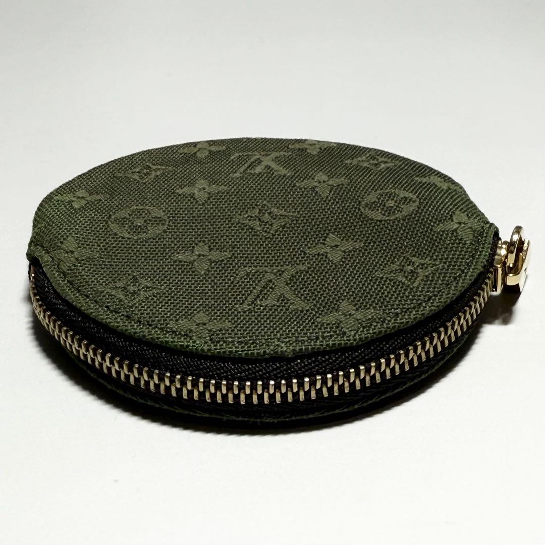 ルイ・ヴィトン ポルト・モネ・ロン モノグラム ミニ カーキ ケース