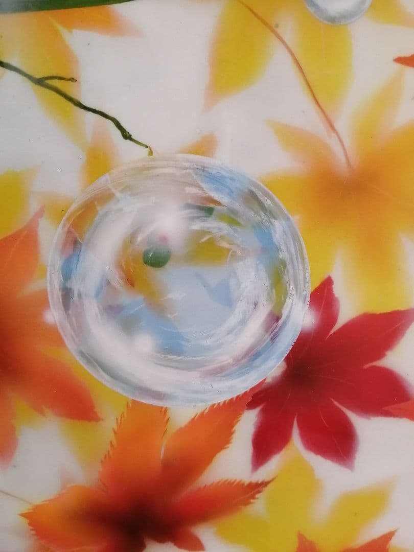 画家　西風　鷹　原画　秋の終わり