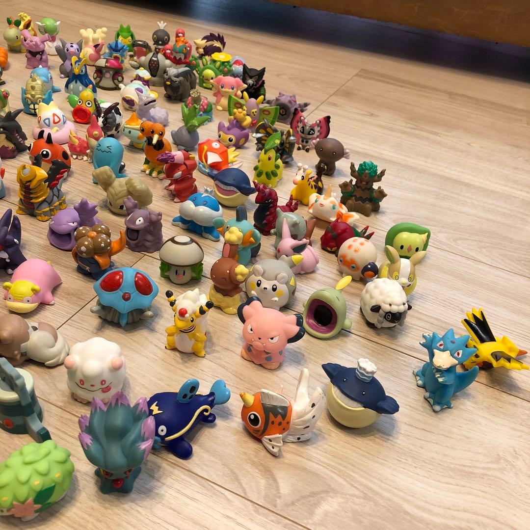 ポケモンキッズ 指人形 200個以上 フィギュアまとめ売り オマケ多数