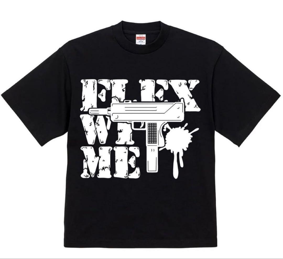 flexwitme サイズM FLEX WITH ME 長袖カットソー 黒 Mサイズ flexwitme
