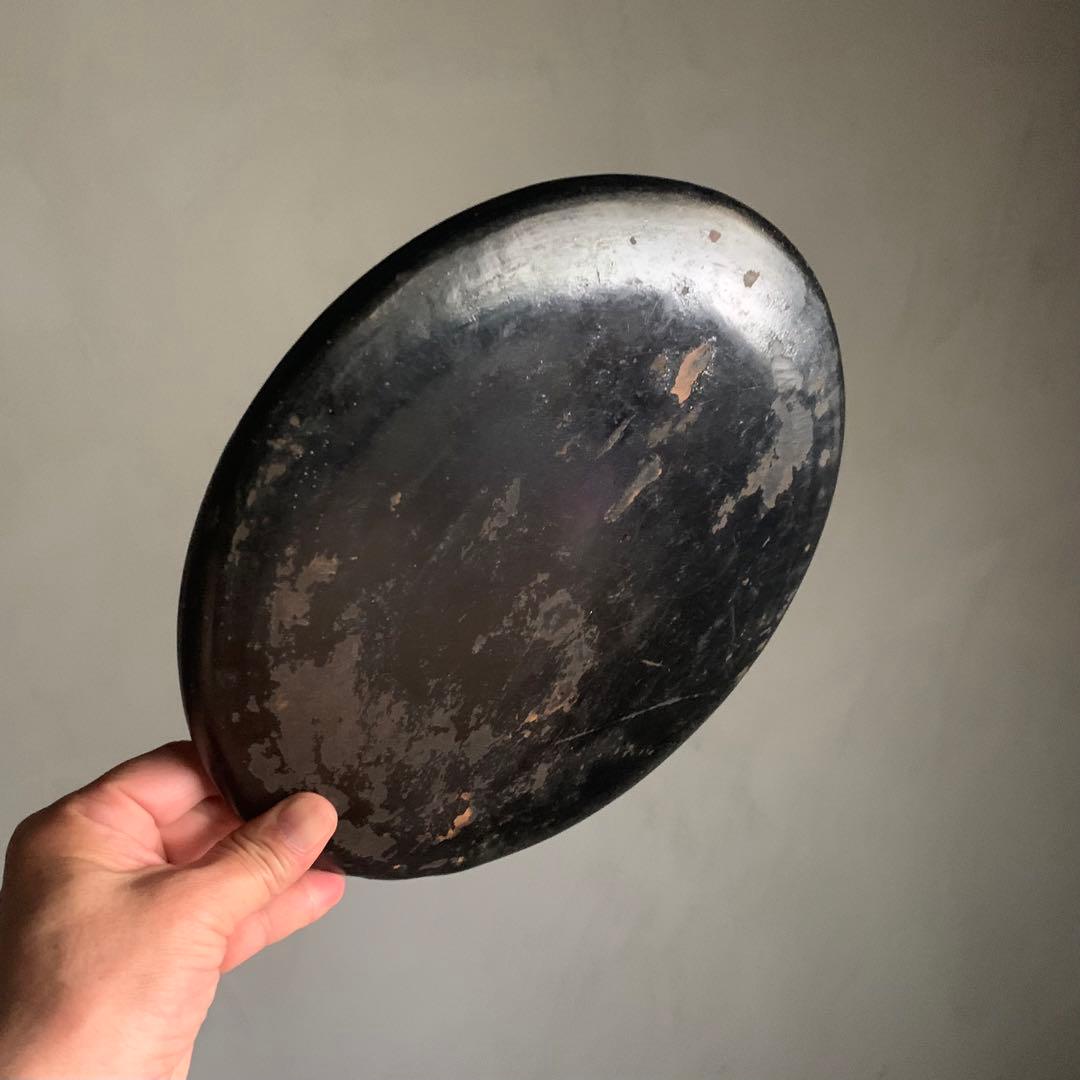 朽木塗 盆 朽木盆 No.2 枯れ盆 古美術 古道具 アンティーク やつれ盆