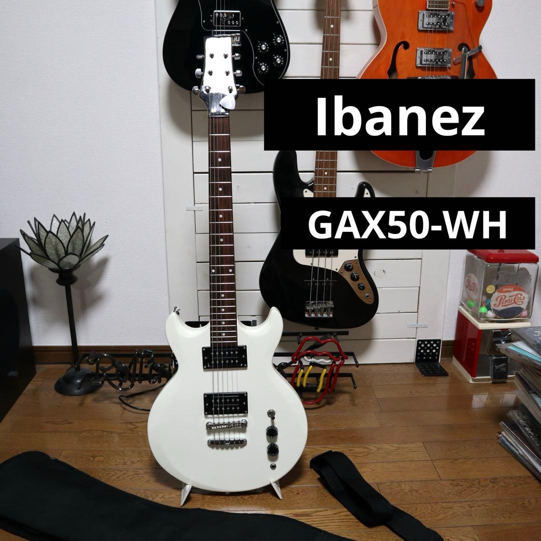 Ibanez GAX50-WH GIO 2ハム DC ダブルカッタウェイ 楽器・機材