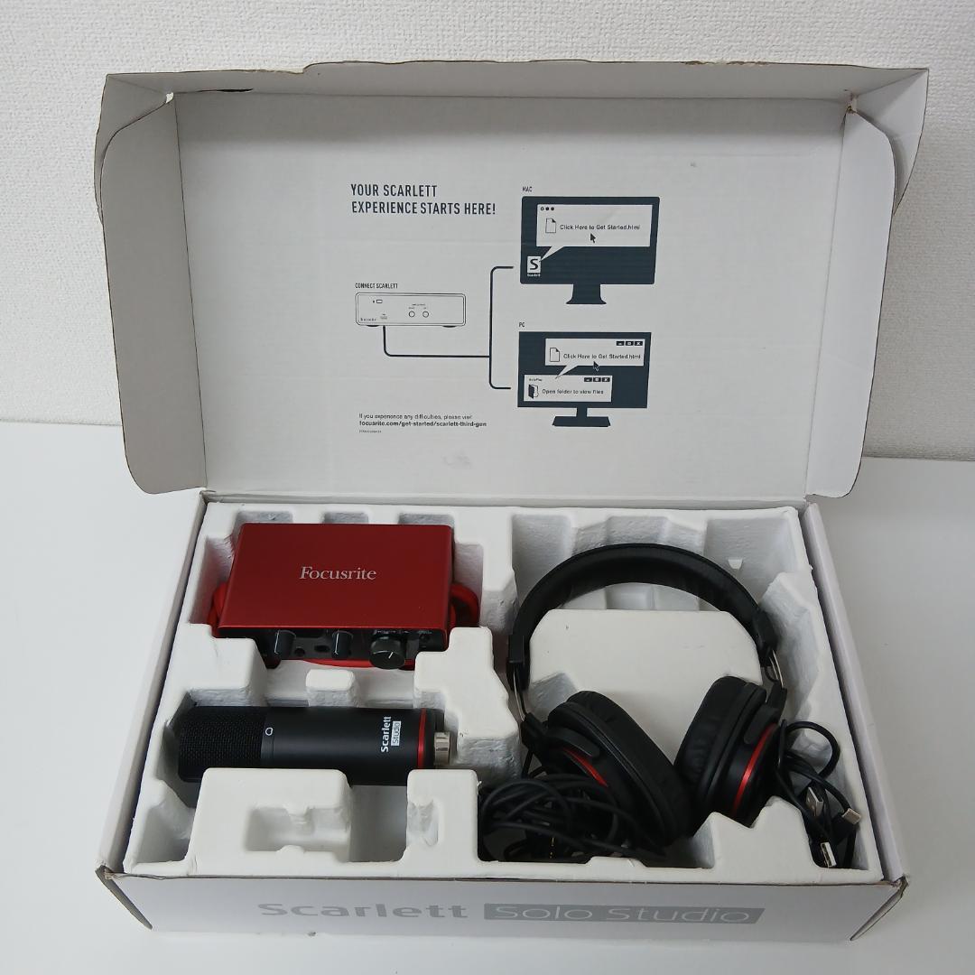 Focusrite Scarlett Solo Studio 【ジャンク】Focusrite Scarlett Solo