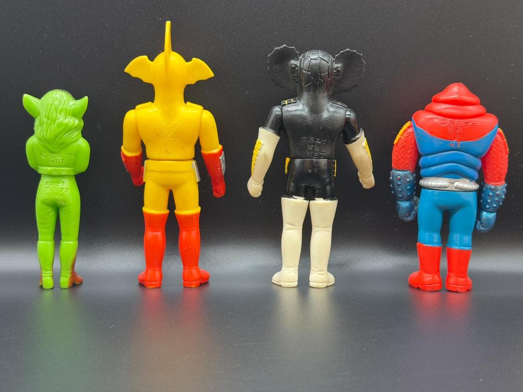 当時物 アクマイザー3 ソフビ 4体 ザビタン・ガブラ・イビル・ダルニヤ
