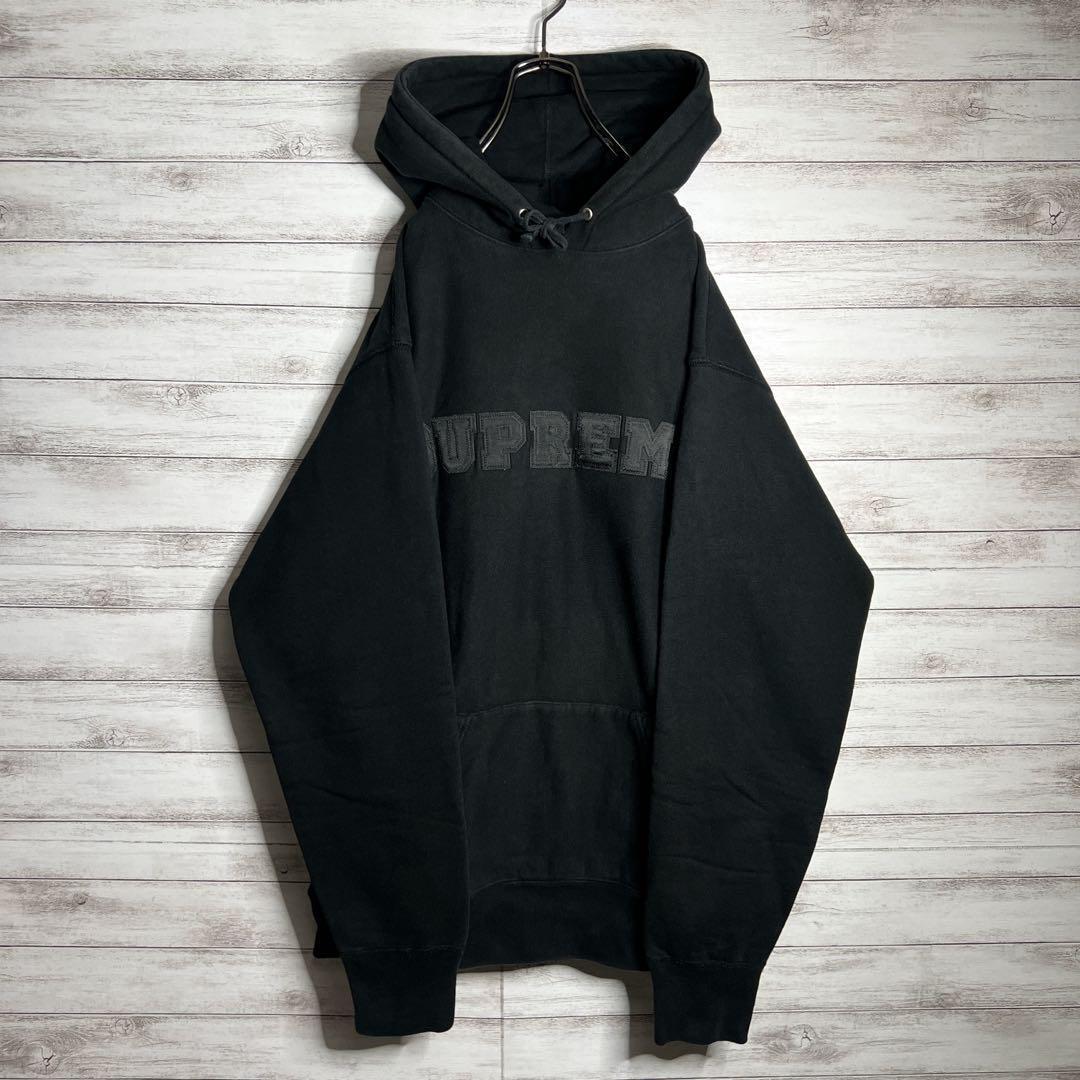 【入手困難!!】シュプリーム ✈︎カナダ製 刺繍 トレーナー 肉厚 裏起毛