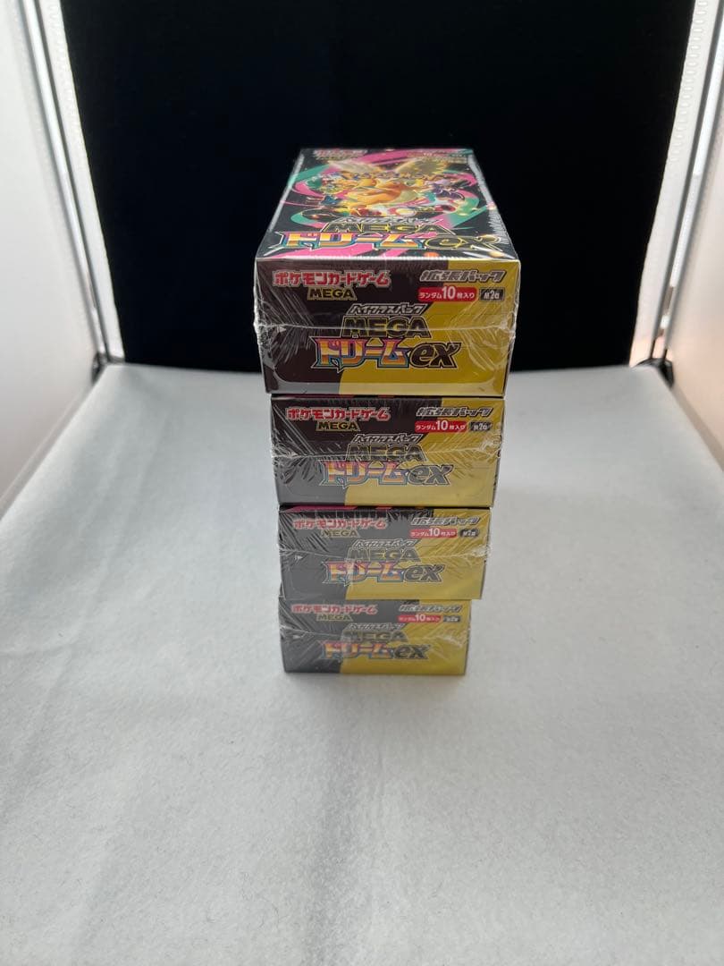 ポケカ MEGAドリームex 4BOX シュリンク付