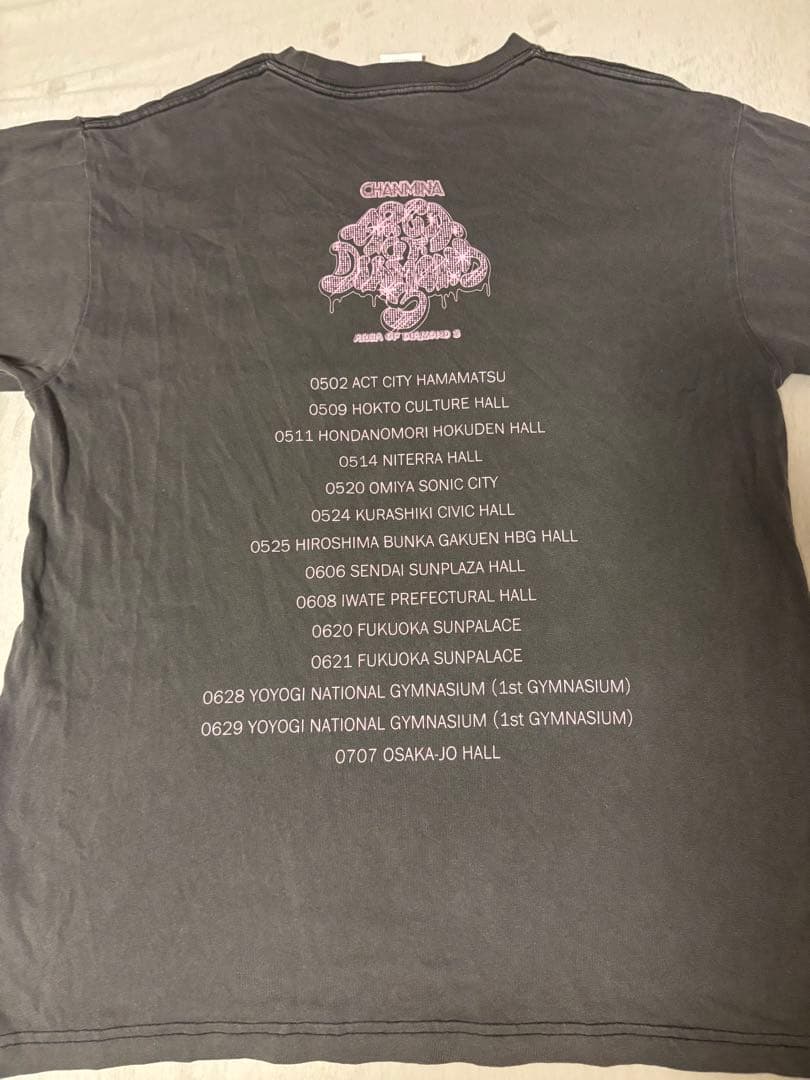 ちゃんみなツアーTシャツ AREA OF DIAMOND 3 Mサイズ - メルカリ