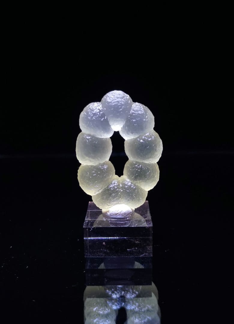 フローライト リング ポンデリング インド産 原石 鉱石 標本 ④