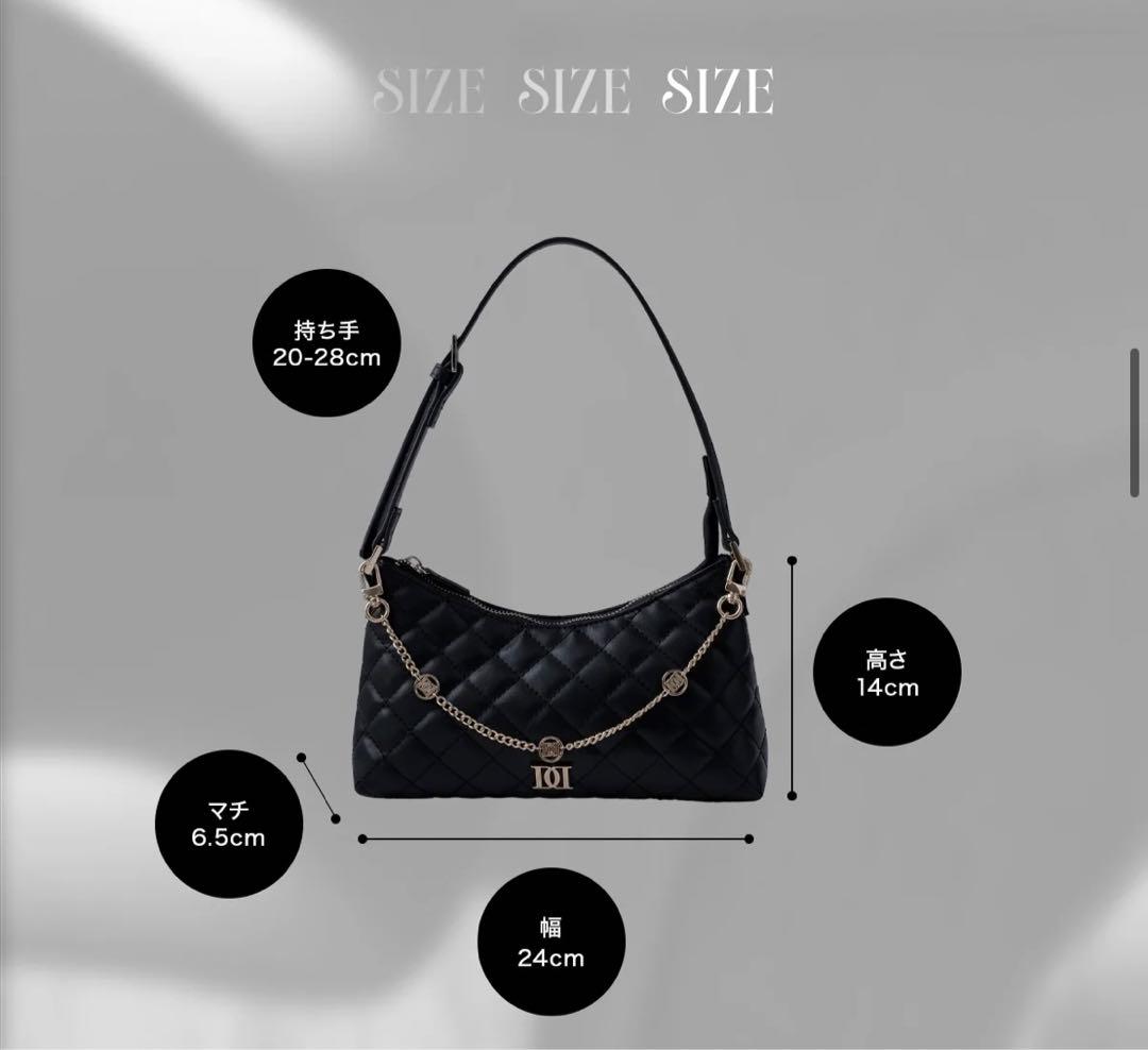 Darich ダーリッチ キルティングチェーンハンドミニバッグ