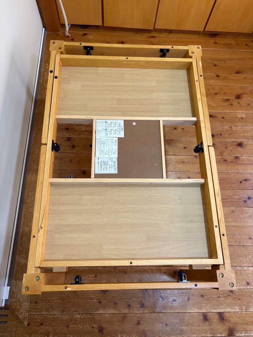 こたつテーブル W120-180 高さ調節可能（6段階）伸長式（3段階