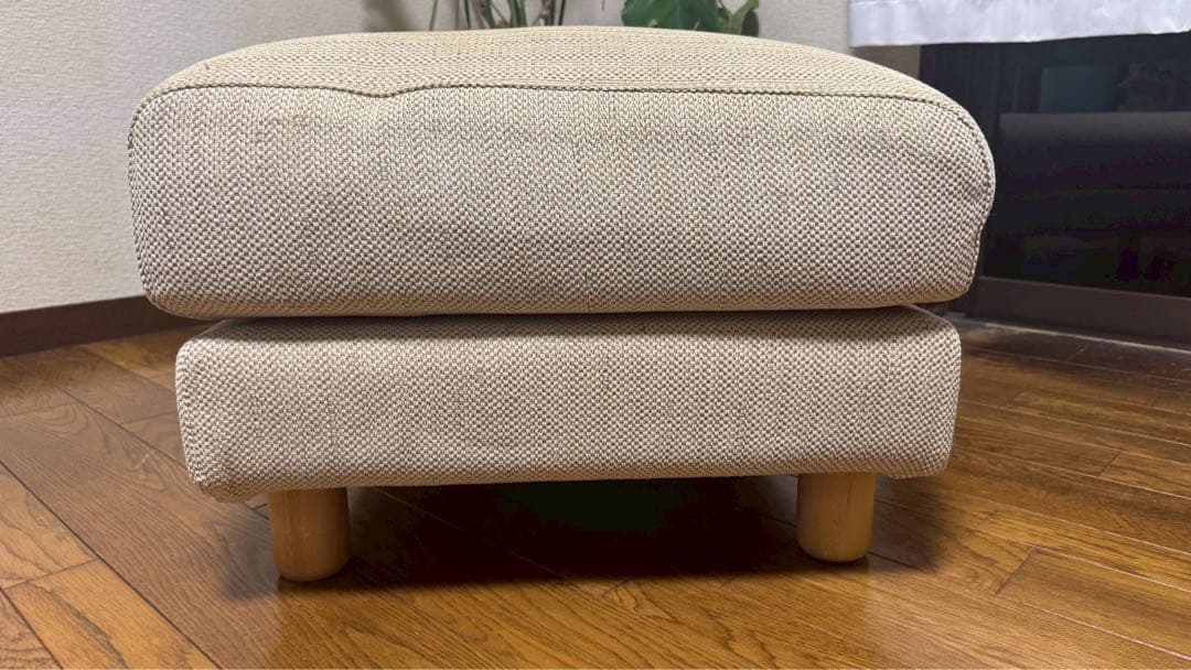 【きゃんぽこ】無印良品　オットマン