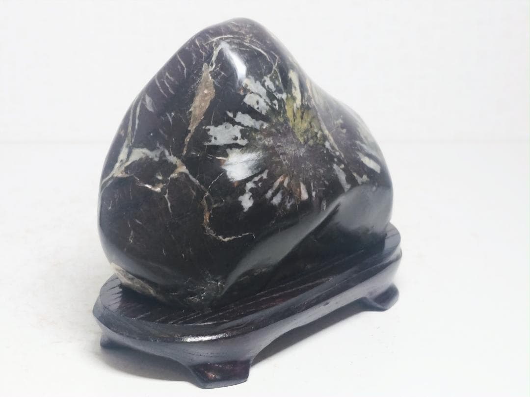 菊花石 1.1kg 紋石 原石 鑑賞石 自然石 誕生石 鉱物 鉱石 水石 置石