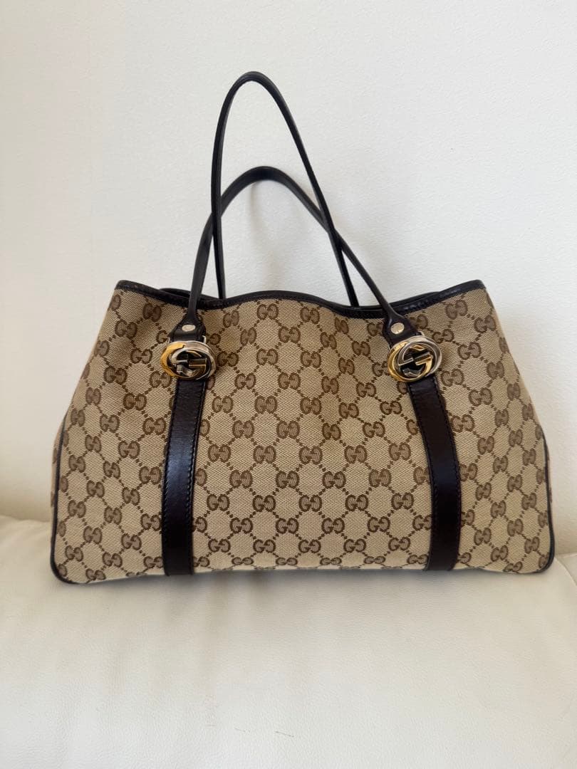 Gucci ロゴパターン ショルダーバッグ