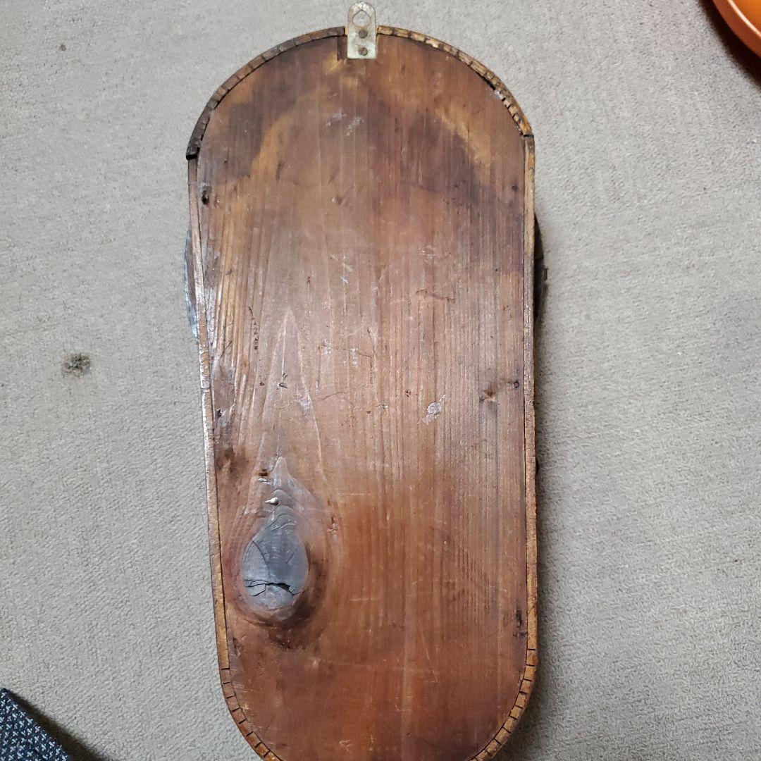 せいちゃんさん専用です古い掛け時計　精工舎？　姫だるま時計　四つ丸　ゼンマイ式