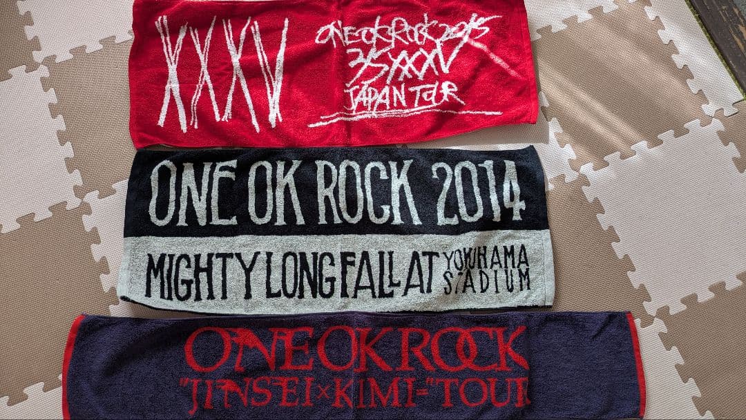 ワンオク ONE OK ROCK タオル 3点セット - メルカリ