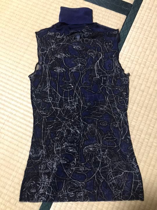 jean paul gaultier ゴルチェ パワーネット　顔柄トップス