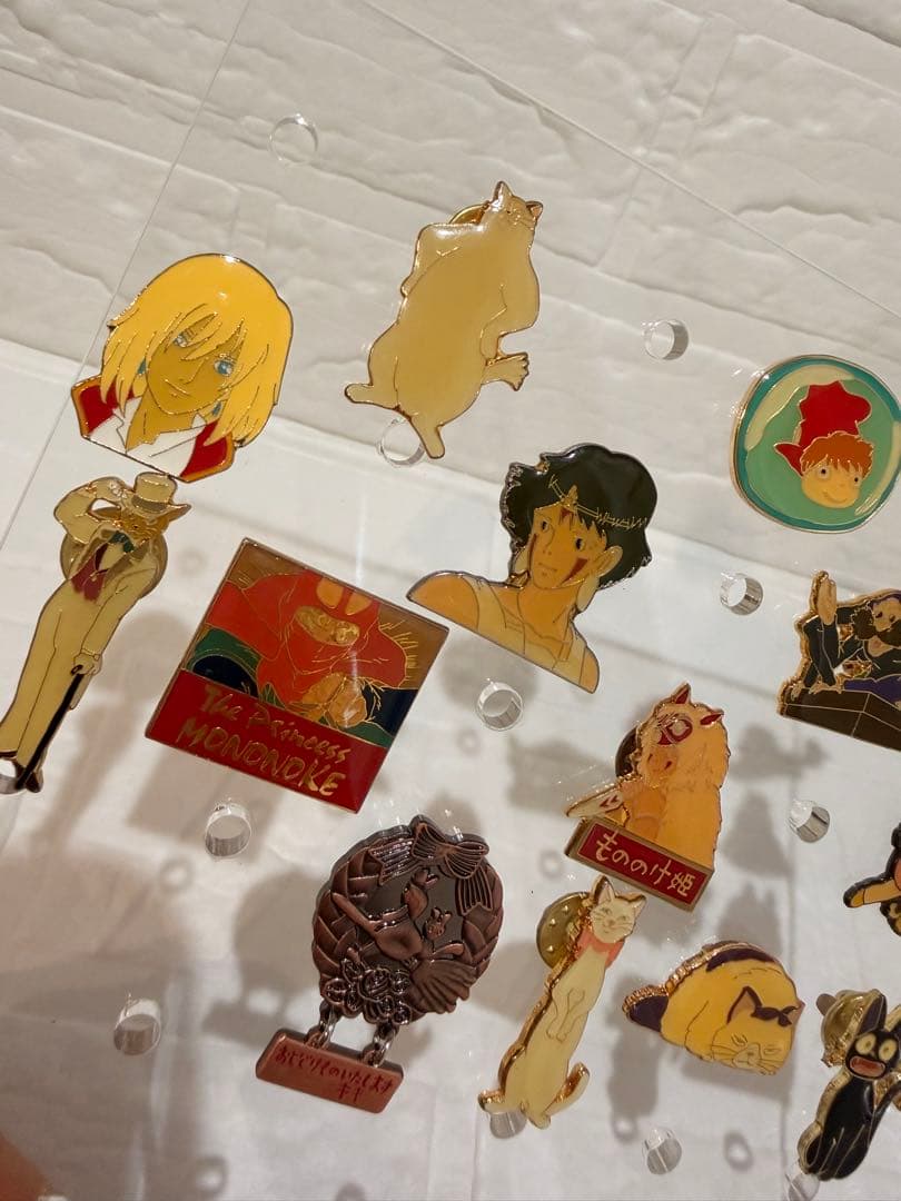スタジオジブリ ジブリがいっぱいピンズ他 18点セット 有効ボード