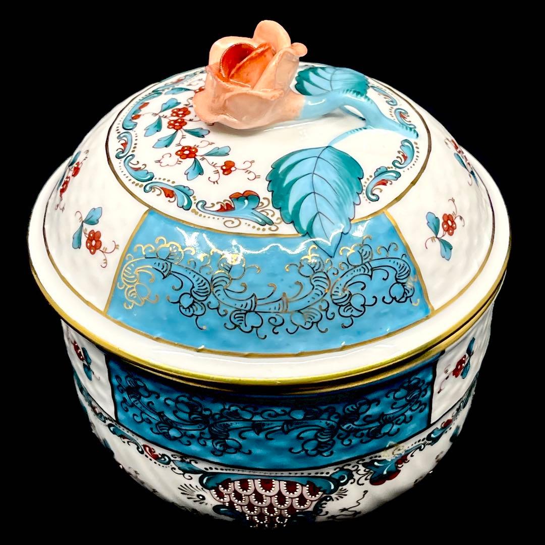 ヘレンド トゥッピーニの角笛 シュガーポット