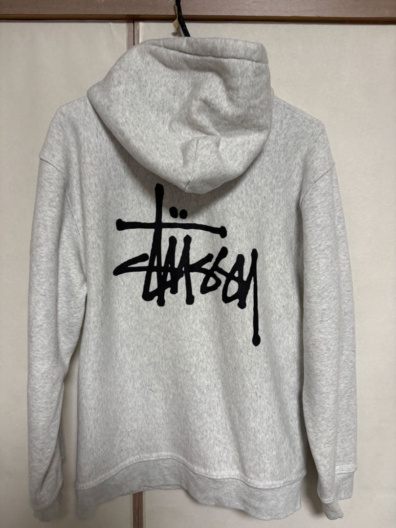Stussy グレー パーカー サイズs 正規品
