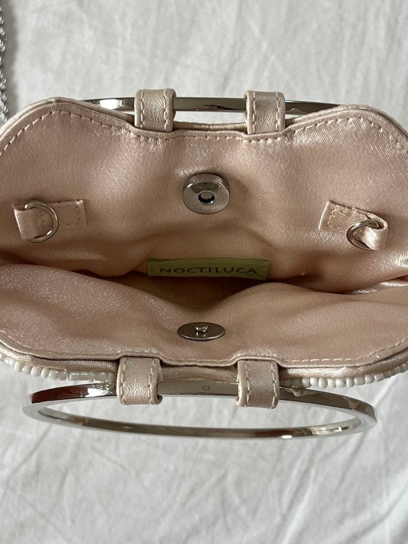 【美品】ANEMONE アネモネ ビーズ刺繍 パーティーバッグ