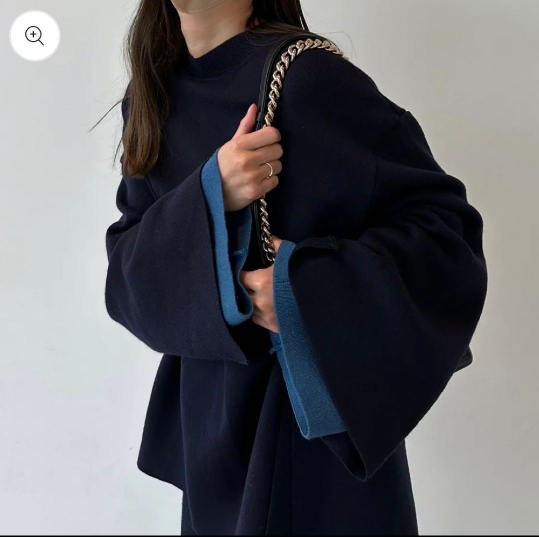 完売品☆UNOF ウノフ layered knit tops ふじあみちゃん - メルカリ