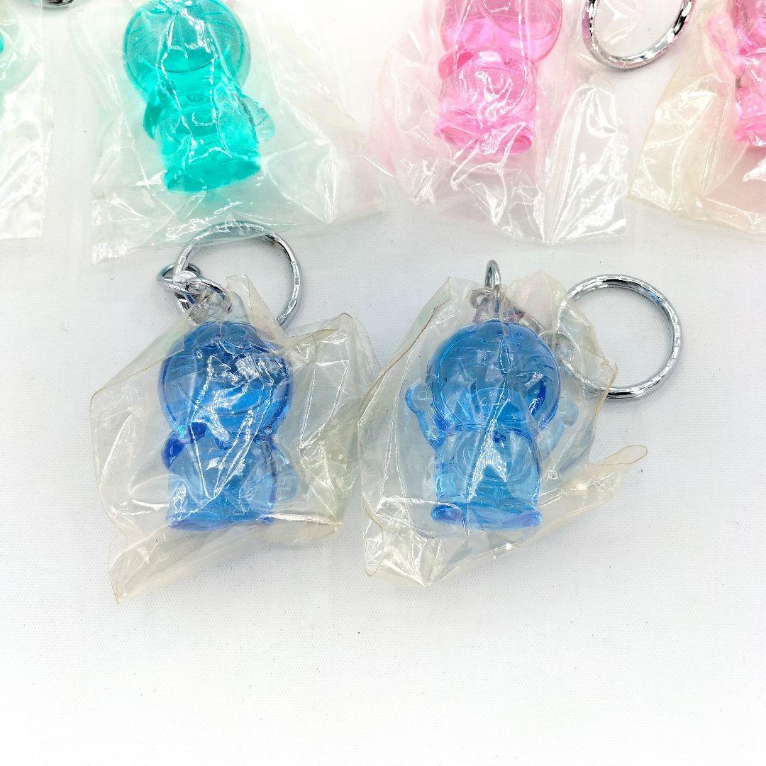 当時物 未開封 ドラえもん クリスタル人形 エポック社 キーホルダー