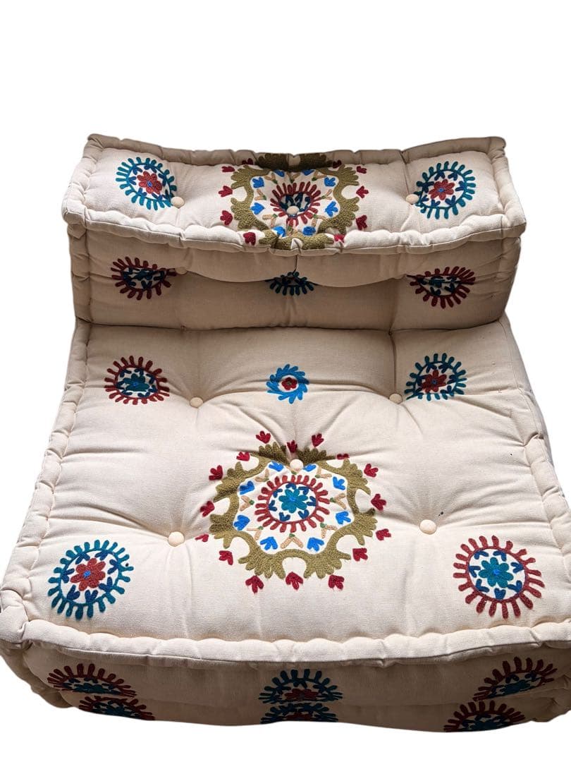 Y*様 【美品】アデペシュ ブロックマルチソファ 2人掛けコンプリート品