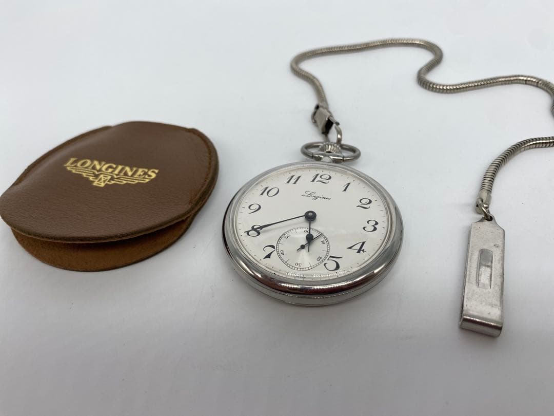 ロンジン LONGINES 懐中時計 スモールセコンド 手巻き