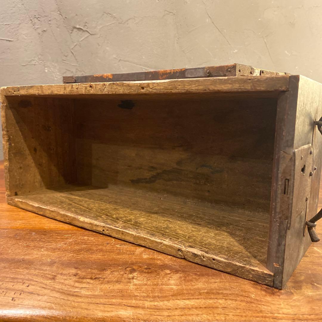 時代物 銭函 骨董品 船箪笥 古道具 小引き出し 古民家 幕末明治