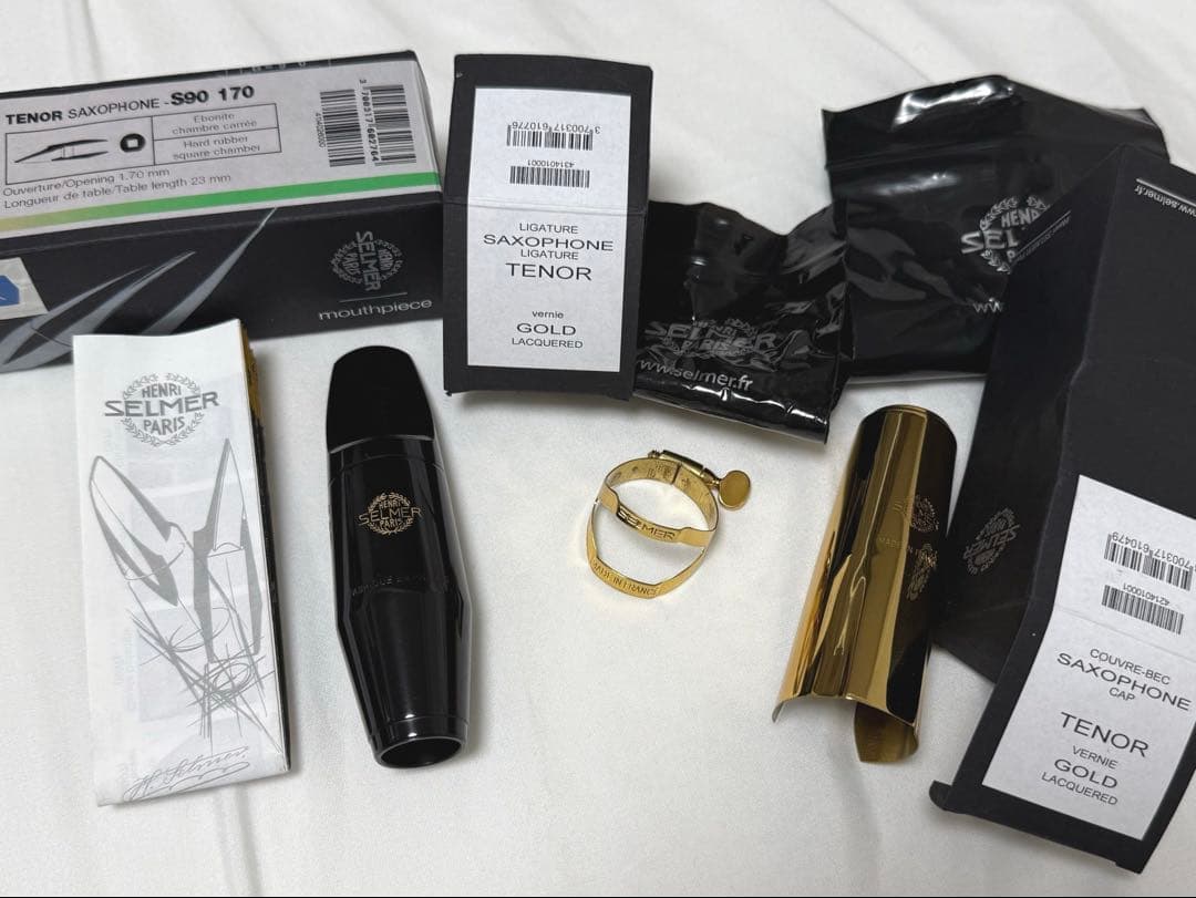 即発送☆テナーサックス用セルマー マウスピース リガチャー キャップ