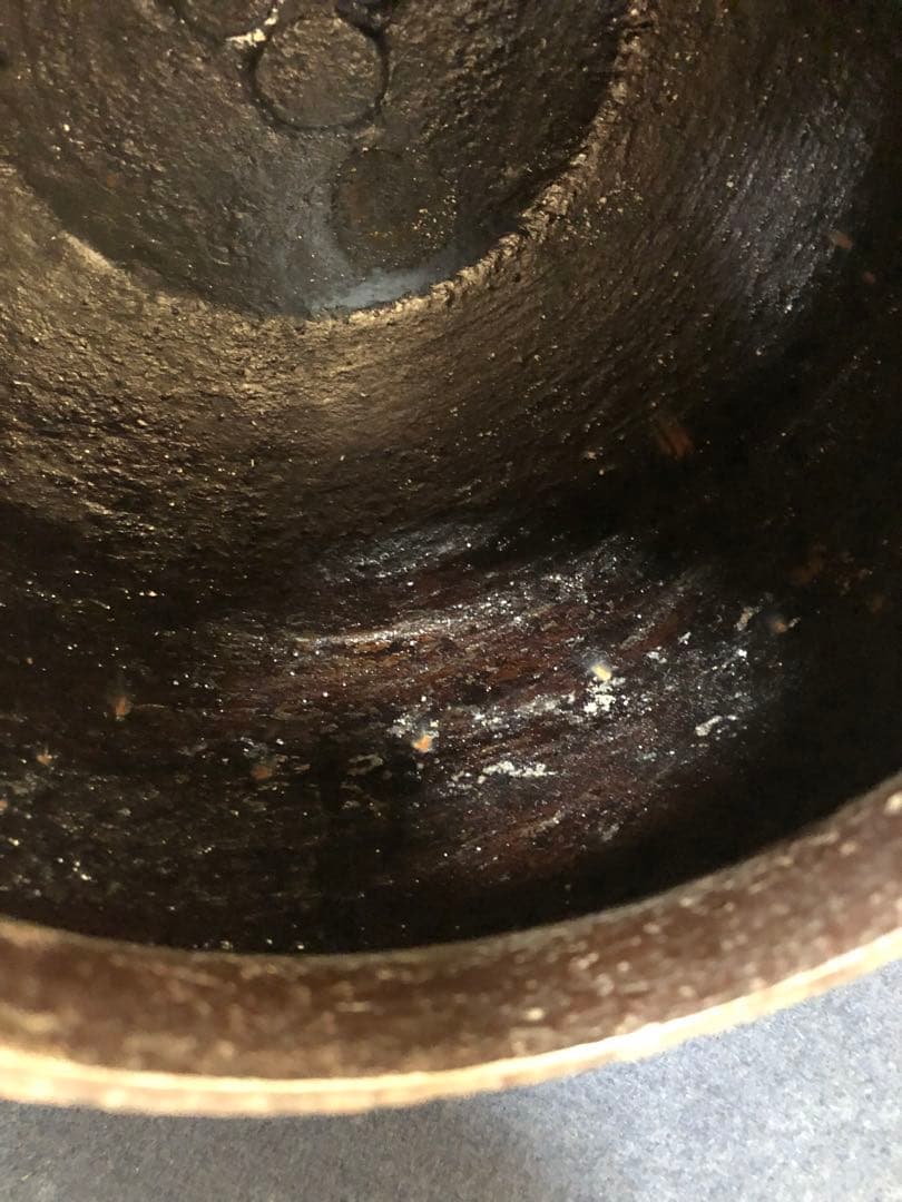 ‼️割引《R》茶道具 阿弥陀釜 釜師 高橋敬典作 鐶付 共箱　250725F1