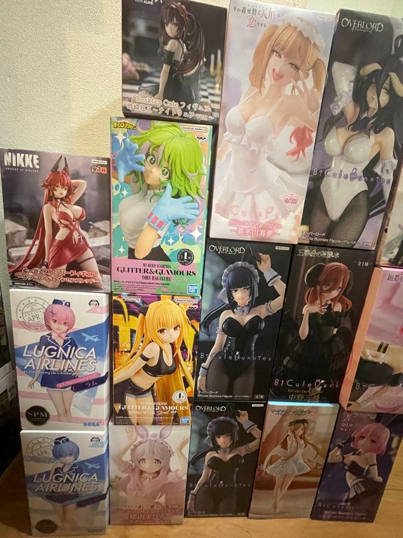 美少女　プライズ　フィギュア　バニー他　16点　まとめ　葉隠　アルベド　他