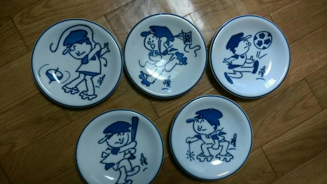 横山隆一画 フクちゃん皿（たち吉製） 5枚セット - メルカリ