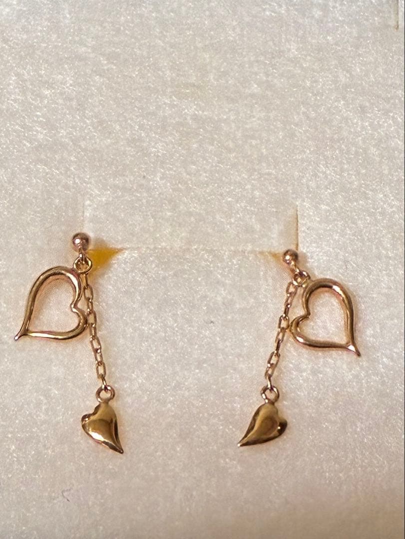 Samantha Tiara サマンサティアラ K18 ハート型ピアス Samantha Tiara