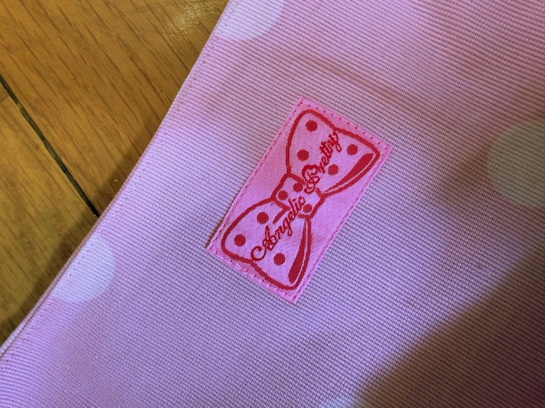 アンジェリックプリティ オリジナルプリント　ピンクドット柄スカート