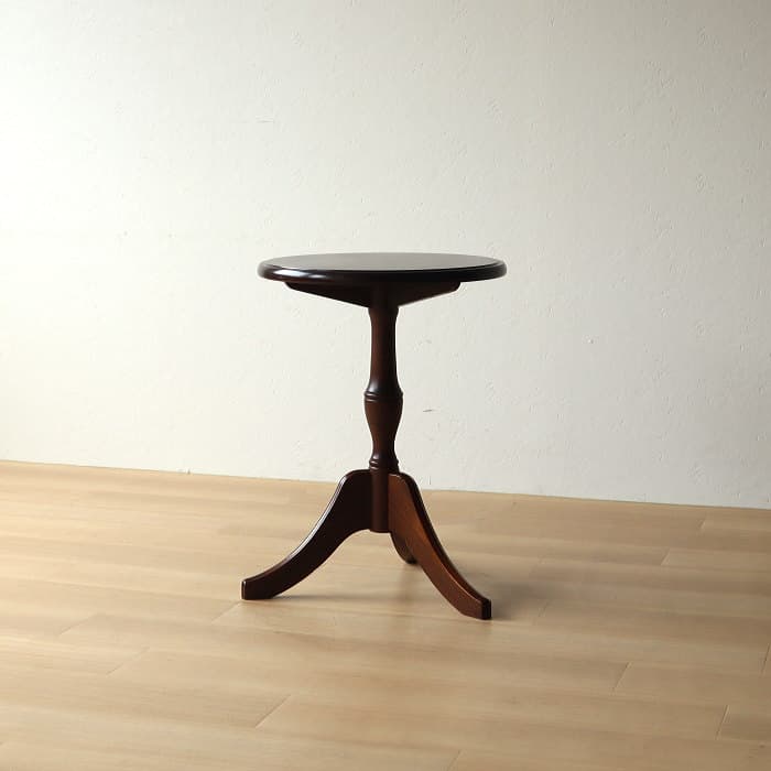 マルニ サイドテーブル 丸 レトロ 古家具 木製 カフェ 喫茶 マルニ サイドテーブル 丸 レトロ 古家具 木製 カフェ 喫茶