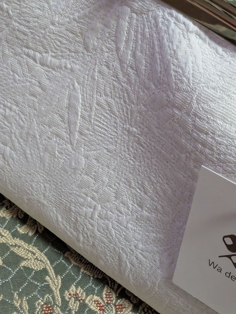 振袖用草履バッグセット　がま口バッグ　 レース　 Freek　フリーサイズ　新品