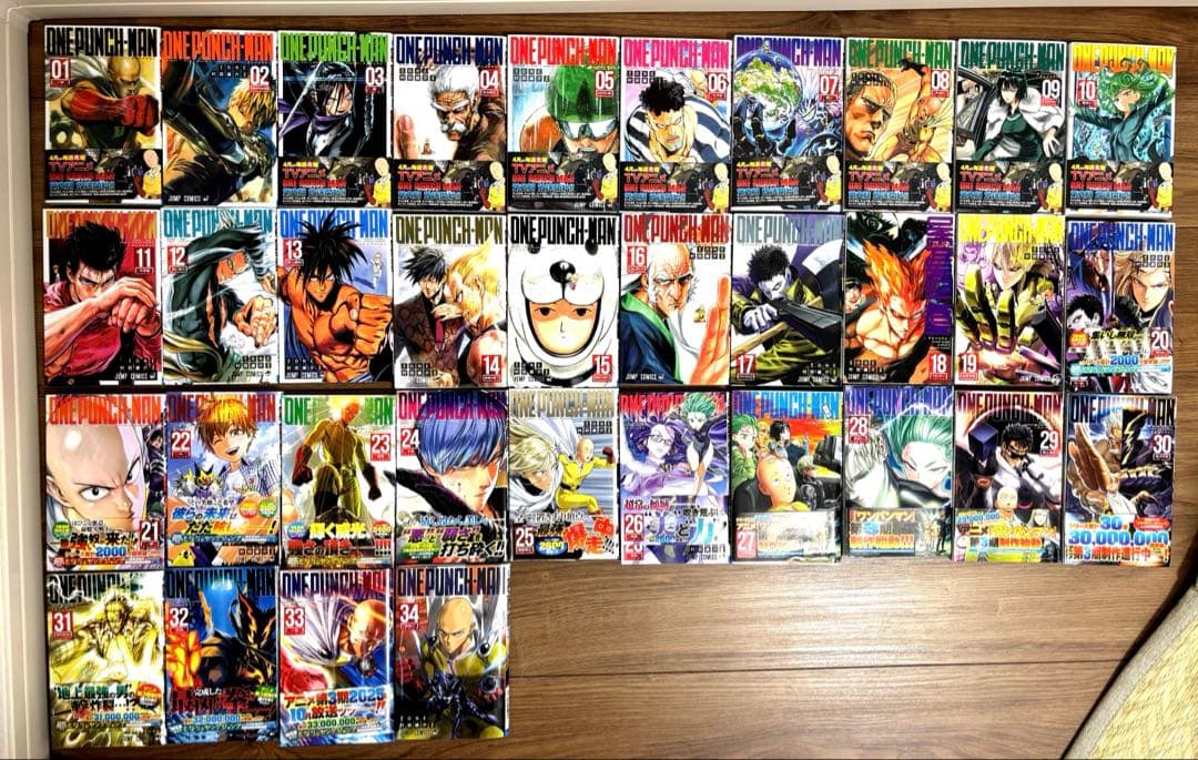 ONE PUNCH MAN 1~34巻 全巻セット ワンパンマン 全巻 ワンパンマン 1巻