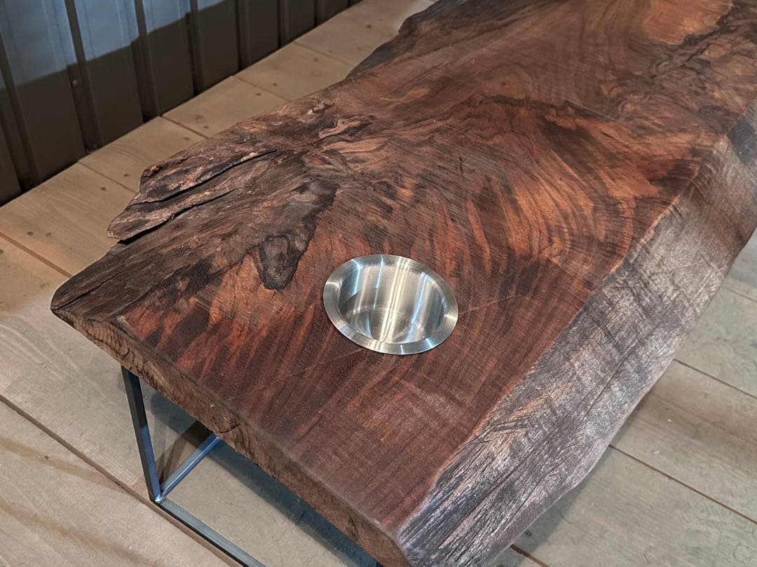 早い者勝ち！SALE！】 一枚板テーブル ウォールナット ベンチ ロー