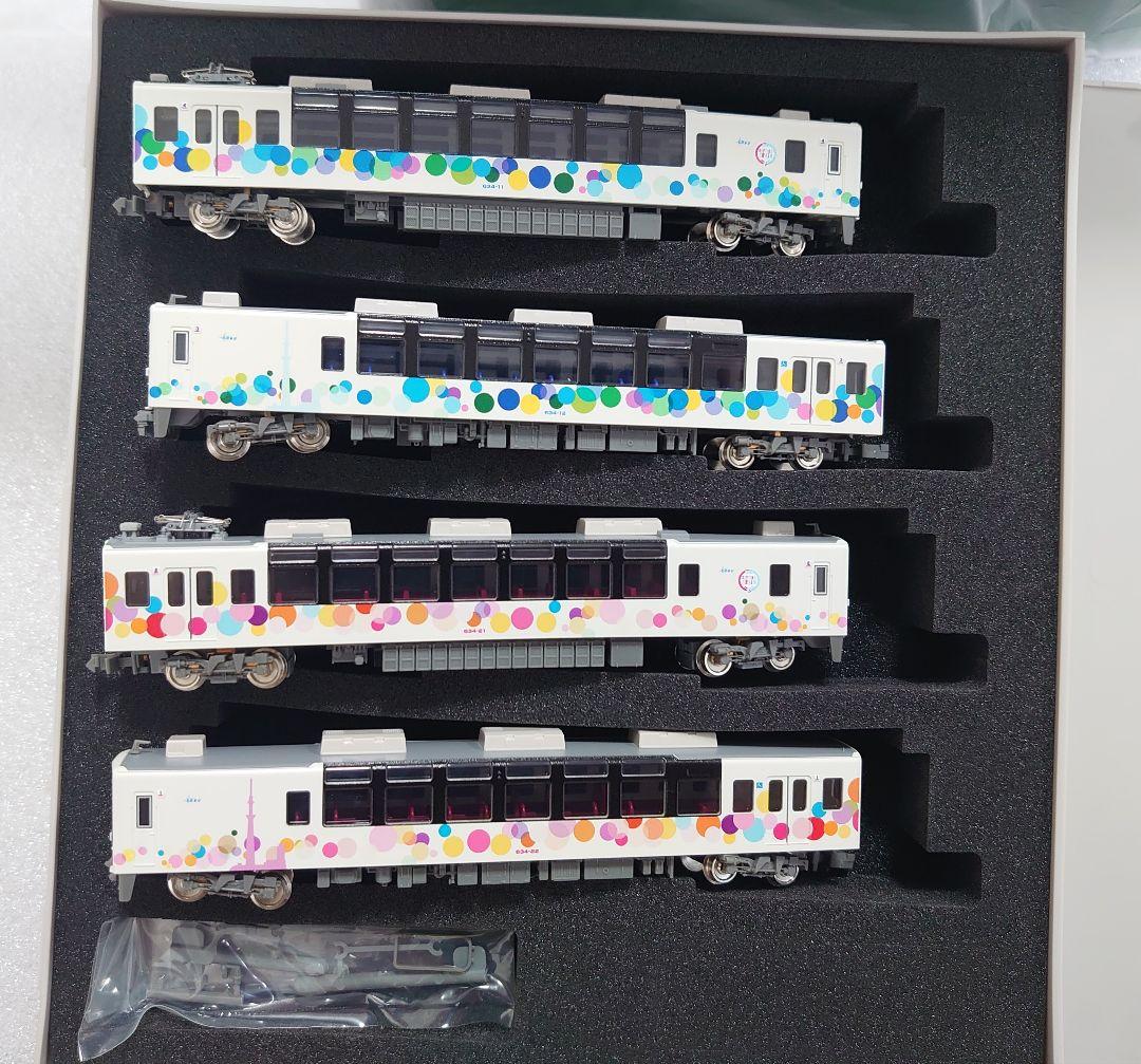 東武 634型 スカイツリートレイン 仕上品美品 2ヵ所TN付 別売幕付 GM