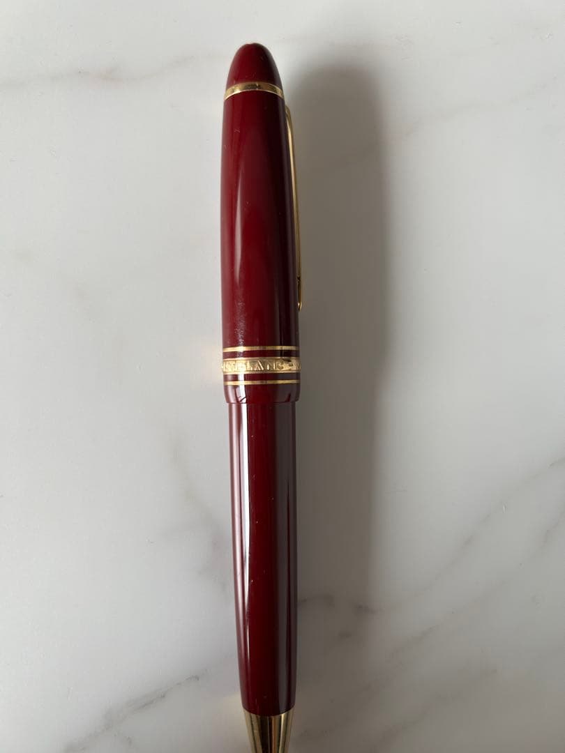 Tender Leather ボールペン ケース モンブラン ボールペン 赤