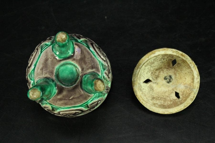 中国美術 コウチ 三足 香炉(K-XA859)