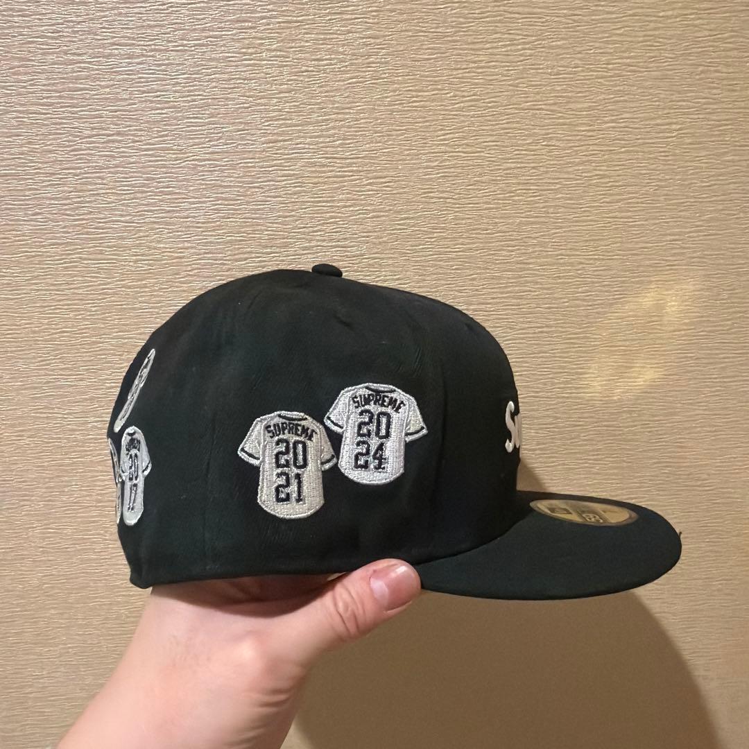 と*る様 Supreme 59FIFTY キャップ 7 5/8 - メルカリ