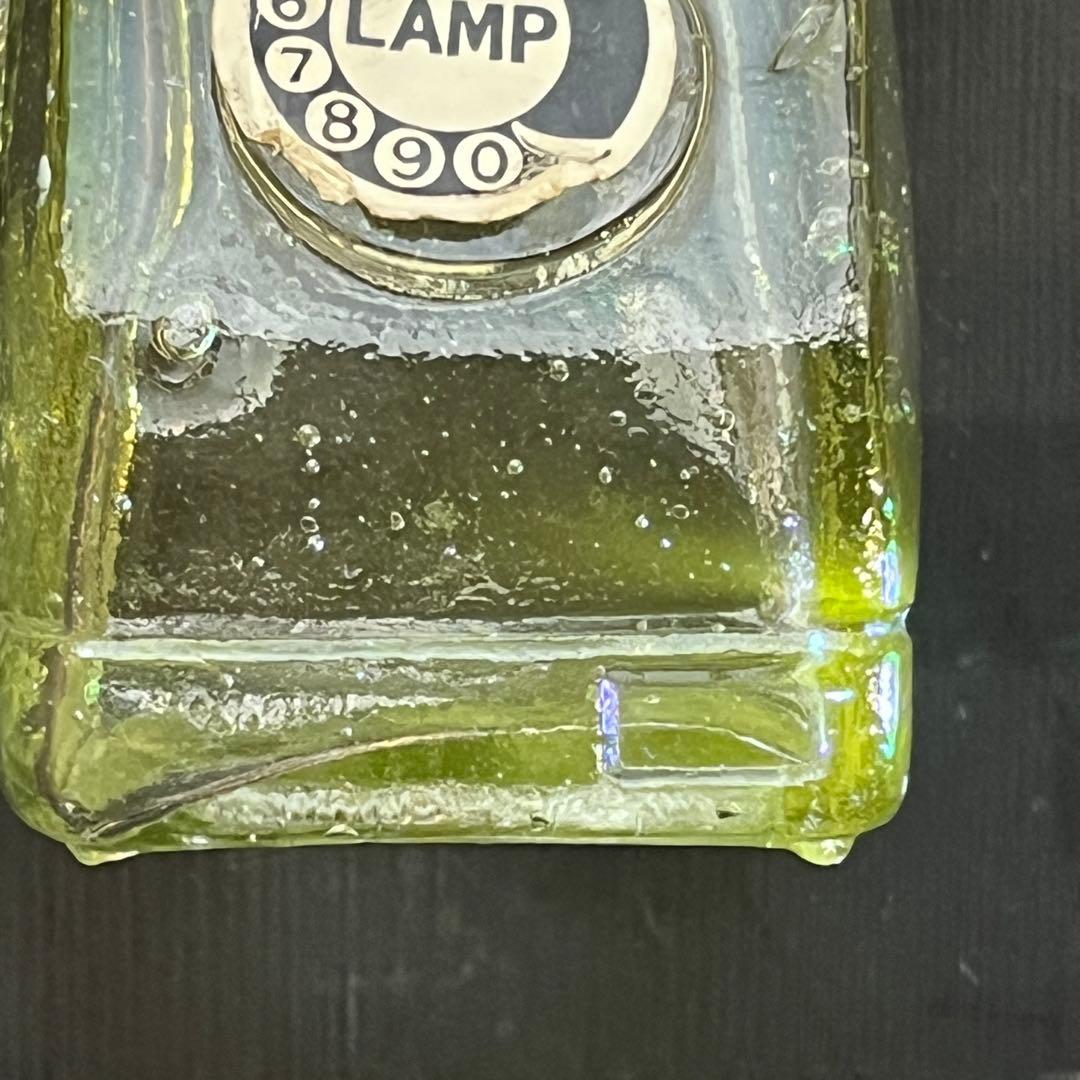 珍品】ウランガラス 電話型 オイルランプ ボトル ガラス ビン アンティーク