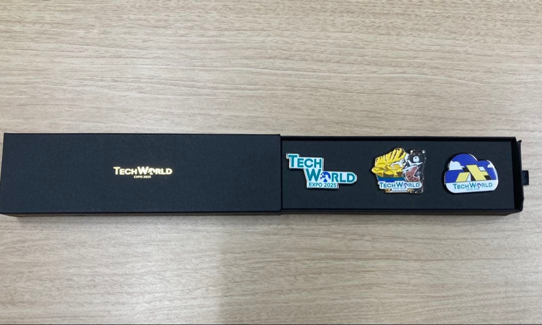非売品 希少】TECH WORLD EXPO 2025 ピンバッジ 3点セット