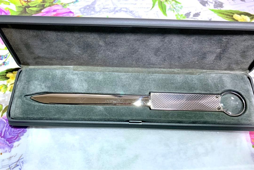 1970年ヴィンテージドイツ製スターリングシルバ925拡大鏡付き