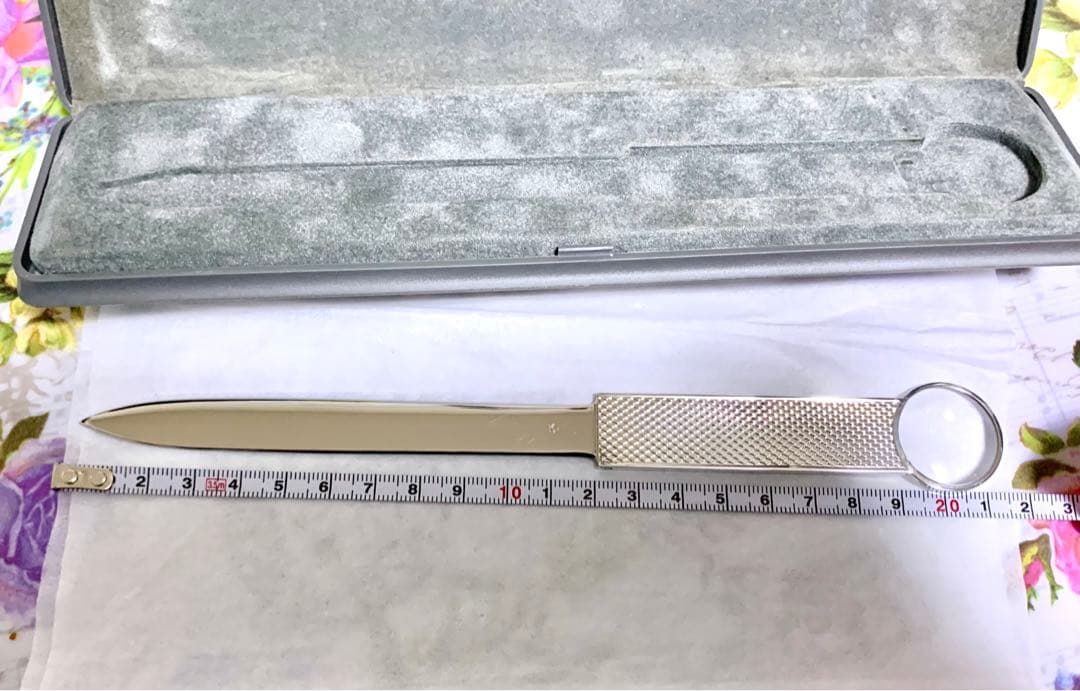 1970年ヴィンテージドイツ製スターリングシルバ925拡大鏡付き